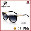 lady acetate sunglasses with metal temple fashionable sunglasses